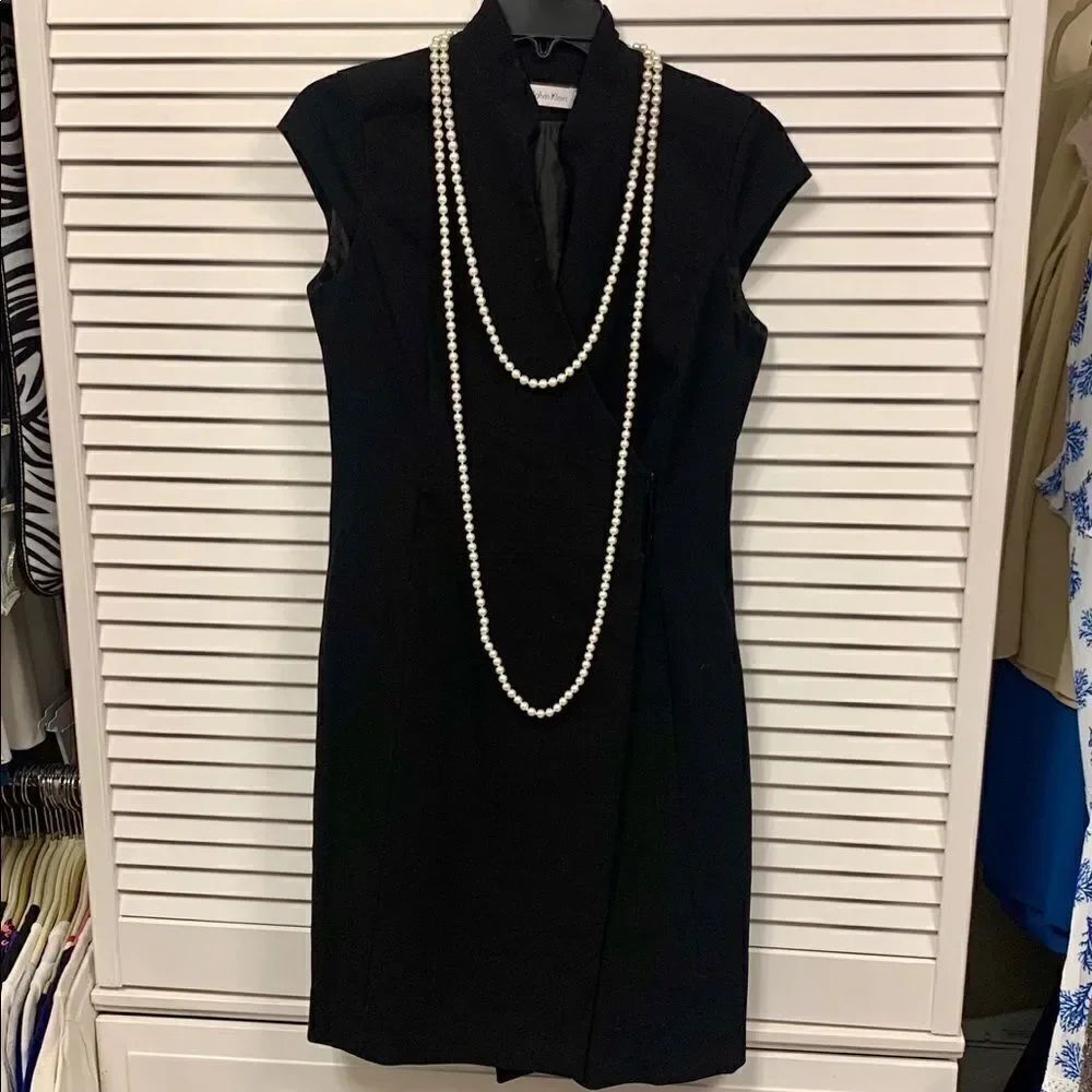 Calvin Klein Little Black wrap Dress